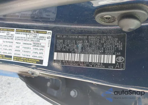 2006 Toyota Corolla Le z USA, uszkodzony, nr VIN 2T1BR32E46C620339